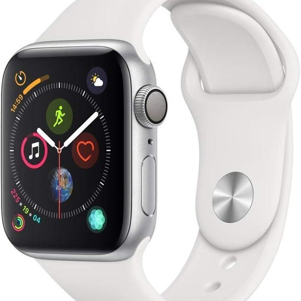 Apple Watch Series 4 44mm - Unlocked, Silver, A1976 - Cellular, Aluminum
