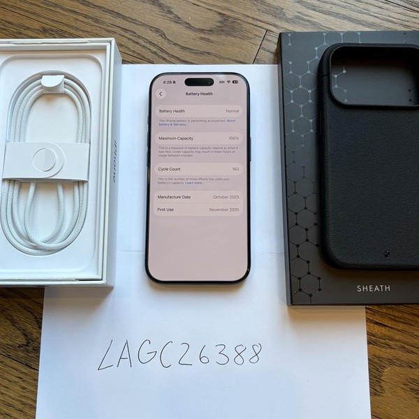 Apple iPhone 17 Pro - Unlocked, 256 GB, Deep Blue, A3256