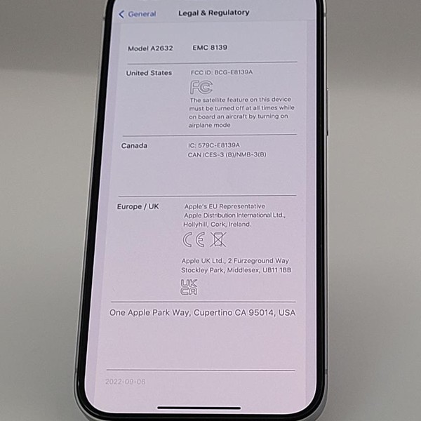 Apple iPhone 14 Plus - AT&T, 128 GB, Purple, A2632