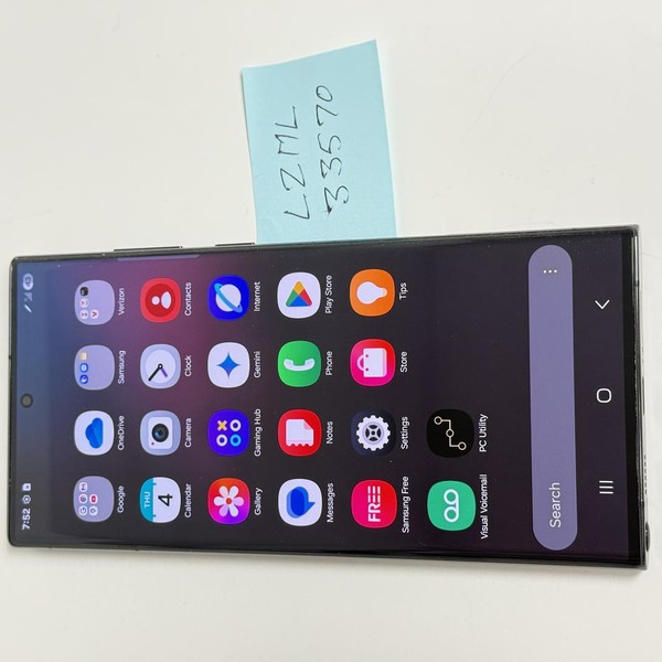 Samsung Galaxy S22 Ultra - Verizon, 512 GB, Black, 12 GB, SM-S908U