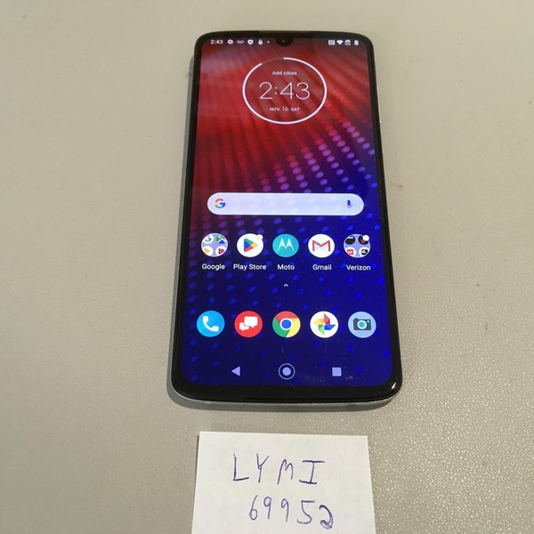 Moto Z4 - Verizon, 128 GB, White, 4 GB