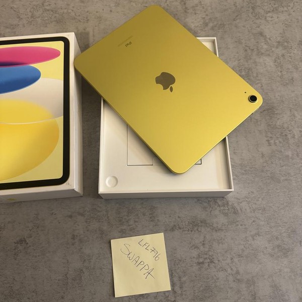 Apple iPad 10th Gen - Wi-Fi, 64 GB, Yellow, A2696