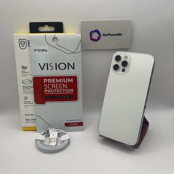 Apple iPhone 12 Pro - Unlocked, 128 GB, Silver, A2341