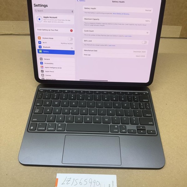 Apple iPad Pro 11 inch (M4) 2024 - Wi-Fi, 512 GB, Black, 8 GB, A2836, Standard Glass