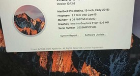 Good
													MacBook Pro 2015 (Retina) - 13" - Silver, 128 GB, 8 GB, photo 2 of 8