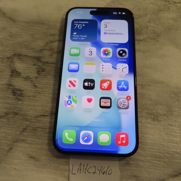 Apple iPhone 15 Pro - Unlocked, 128 GB, Black, A2848