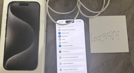 Good
													Apple iPhone 15 Pro - Unlocked, Black, 256 GB, A2848, photo 1 of 6