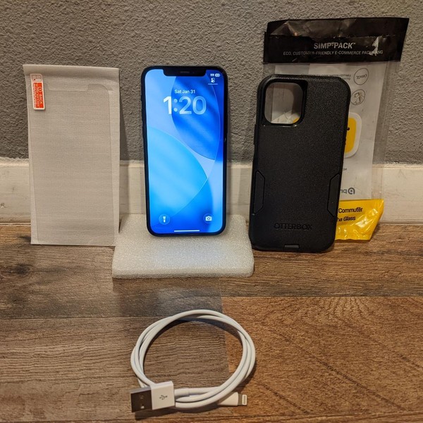 Apple iPhone 12 - Unlocked, 64 GB, Black, A2172