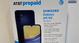 New
													Samsung Galaxy A15 5G - AT&T, Black & Blue, 64 GB, 4 GB, photo 1 of 6
