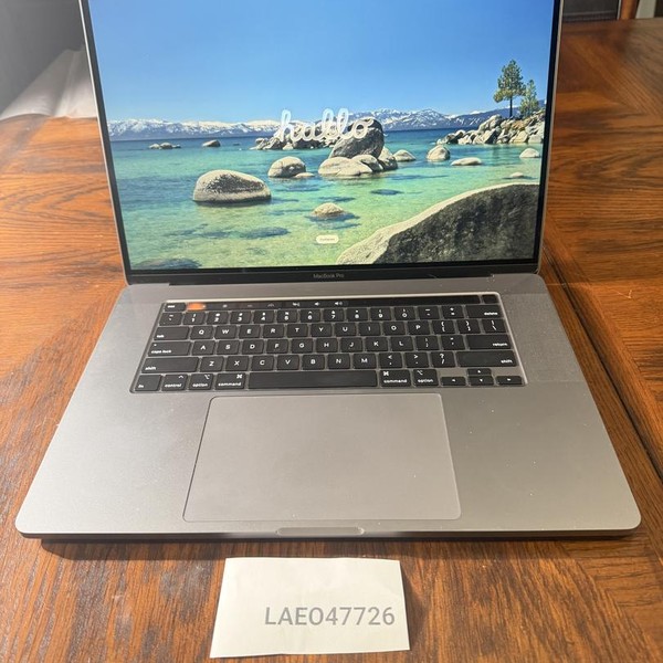 MacBook Pro 2019 - 16 inch - 1 TB, Gray, 16 GB, Intel Core i9