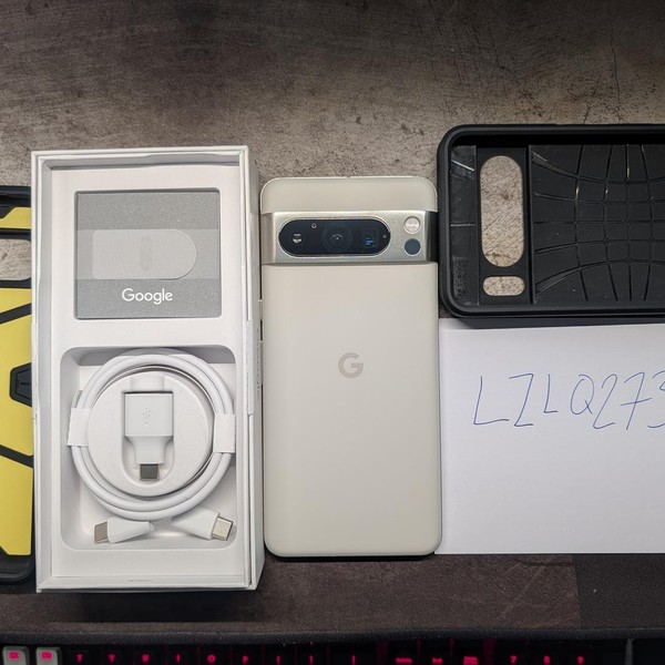 Google Pixel 8 Pro - Unlocked, 256 GB, Porcelain, 12 GB, G1MNW, mmWave 5G