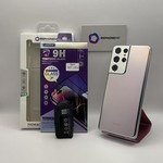 Mint Samsung Galaxy S21 Ultra 5G - Unlocked, 128 GB, Silver, 12 GB, SM-G998U1