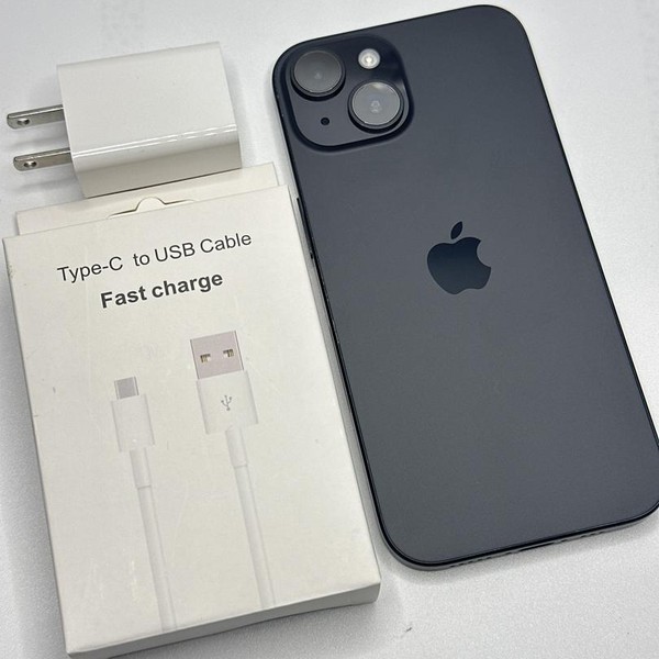 Apple iPhone 15 - Unlocked, 128 GB, Black, A2846