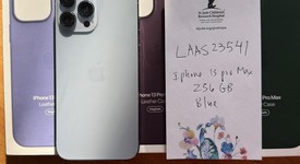 Good
													Apple iPhone 13 Pro Max - Unlocked, Sierra Blue, 256 GB, A2484, photo 2 of 8