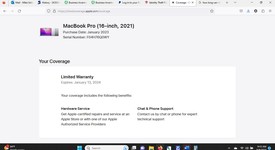 Mint
													MacBook Pro 2021 - 16" - Apple M1 Max, Gray, 4 TB, 64 GB, photo 4 of 12