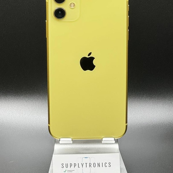 Apple iPhone 11 - Unlocked, 128 GB, Yellow, A2111