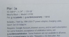 Good
													Google Pixel 5a 5G - Unlocked, Black, 128 GB, 6 GB, photo 4 of 7