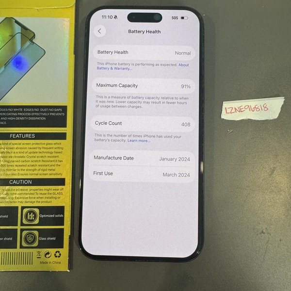 Apple iPhone 15 Pro - Unlocked, 128 GB, Black, A2848