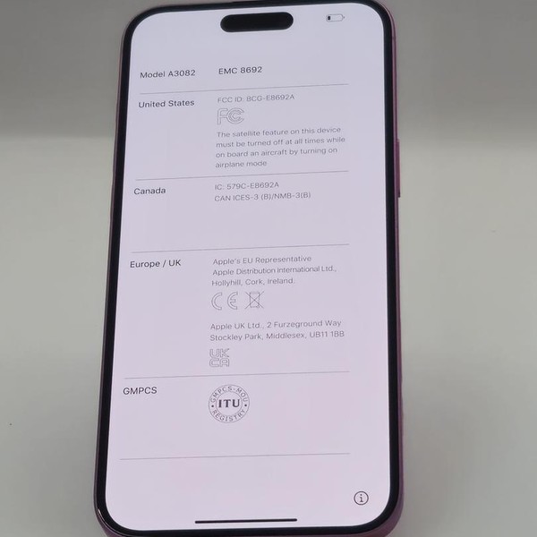 Apple iPhone 16 Plus - Verizon, 128 GB, Pink, A3082