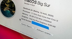Good
													MacBook Air 2020 - 13" - I3, Gold, 512 GB, 16 GB, photo 5 of 8