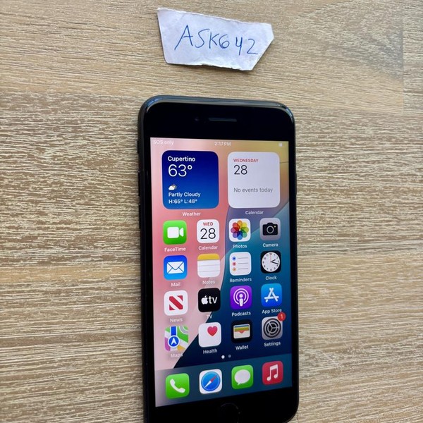 Apple iPhone SE 3rd Gen 2022 - Unlocked, Midnight, 256 GB, A2595