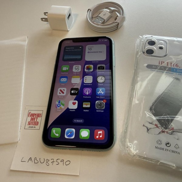 Apple iPhone 11 - Unlocked, 64 GB, Green, A2111