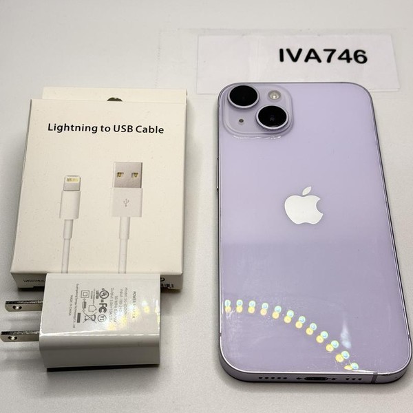 Apple iPhone 14 - Unlocked, 128 GB, Purple, A2649