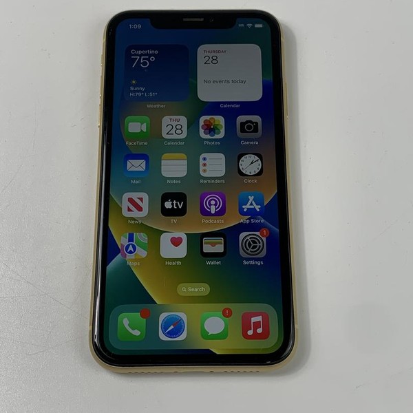Apple iPhone Xr - Unlocked, 64 GB, Yellow, A1984