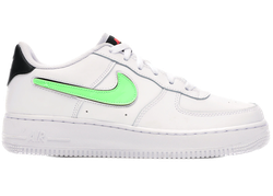 Nike Air Force 1 Low Removable Swoosh White Green Strike (GS) for sale