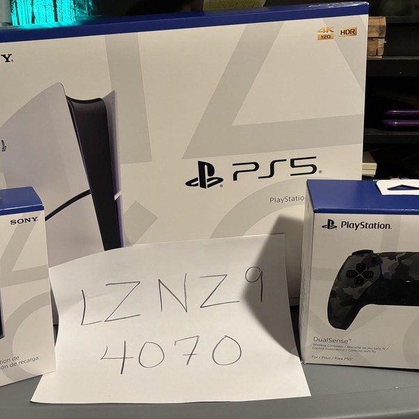 PlayStation 5 Slim Standard Edition (2023) - White, 1 TB