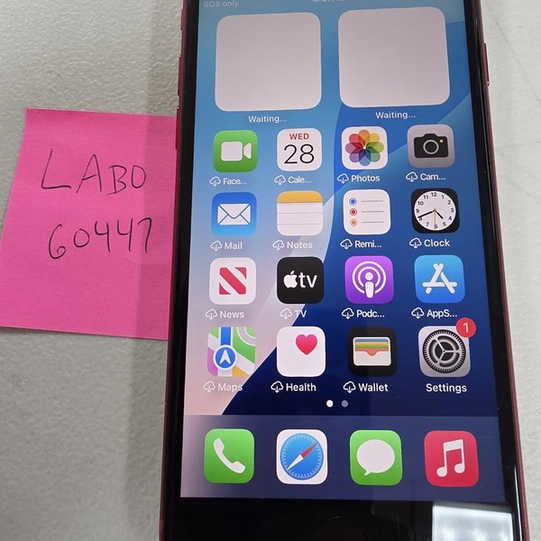 Apple iPhone SE 3rd Gen 2022 - Unlocked, 256 GB, Red, A2595