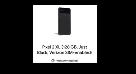 Fair
													Google Pixel 2 XL - Unlocked, Black, 128 GB, Google Edition, photo 4 of 6