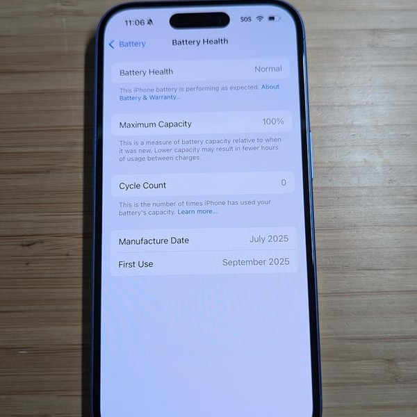 Apple iPhone 16 - Verizon, 128 GB, Ultramarine, A3081