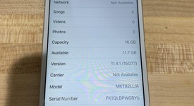 Good
													Apple iPhone 6S - Unlocked, Silver, 16 GB, A1688, photo 4 of 13