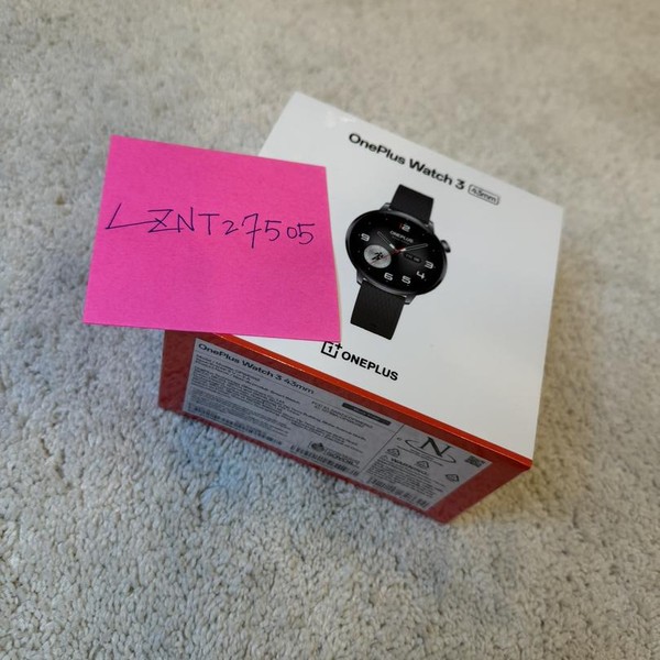 OnePlus Watch 3 - Black Steel, 43mm
