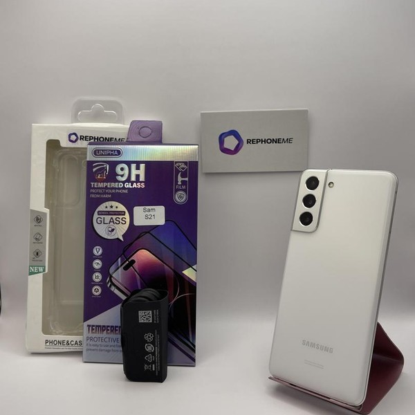 Samsung Galaxy S21 5G - Unlocked, 128 GB, White, 8 GB, SM-G991U1