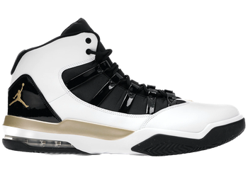Jordan Max Aura White Metallic Gold Black for sale