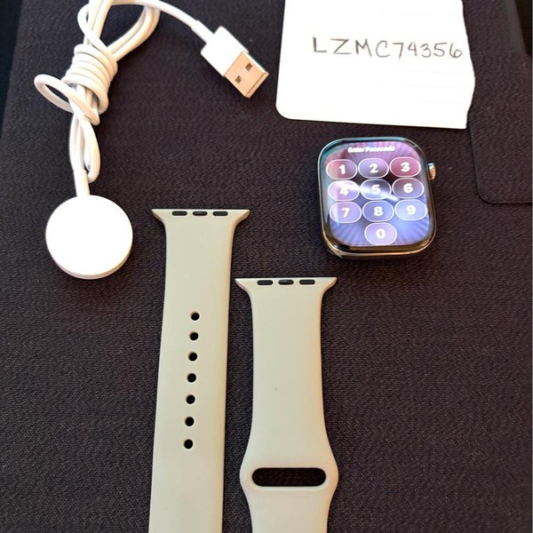 Apple Watch Series 10 46mm - Unlocked, Natural, A3003 - Cellular, Titanium