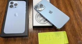 Good
													Apple iPhone 13 Pro - Unlocked, Sierra Blue, 128 GB, A2483, photo 1 of 9