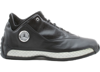 Jordan 18 OG Low Black Silver Chrome for sale