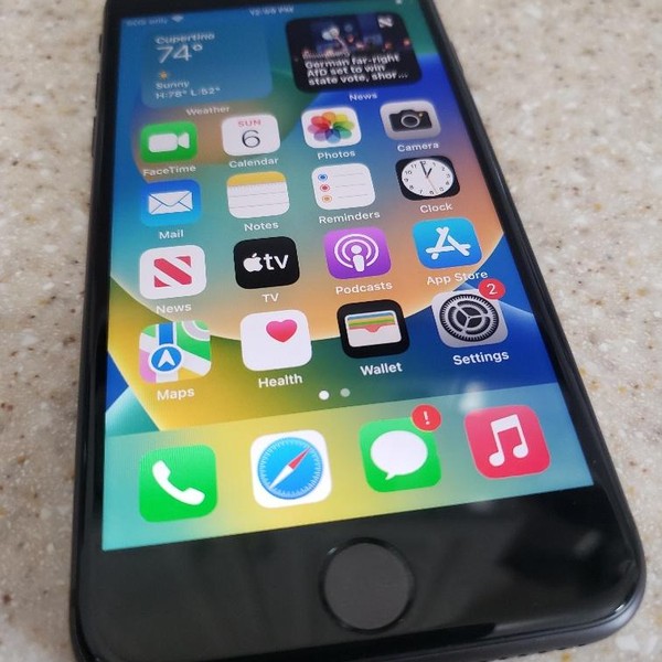 Apple iPhone 8 - Unlocked, 64 GB, Gray, A1905, GSM