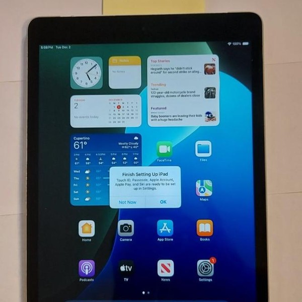 Apple iPad 9th Gen - Unlocked, 64 GB, Silver, A2603