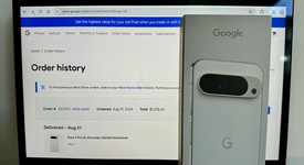 New
													Google Pixel 9 Pro XL - Unlocked, Porcelain, 256 GB, 16 GB, GGX8B, photo 3 of 4