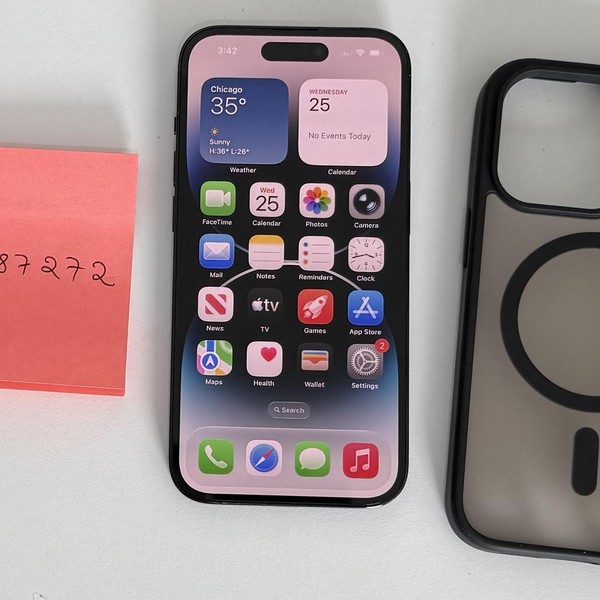 Apple iPhone 14 Pro - Unlocked, 128 GB, Black, A2650