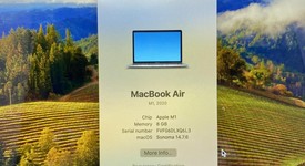 Fair
													MacBook Air 2020 - 13" - Apple M1, Gray, 128 GB, 8 GB, photo 2 of 14
