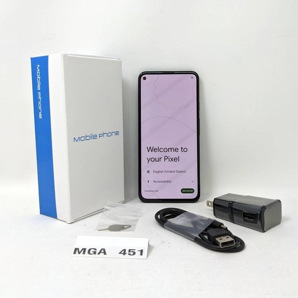 Google Pixel 5a 5G - Unlocked, 128 GB, Black, 6 GB