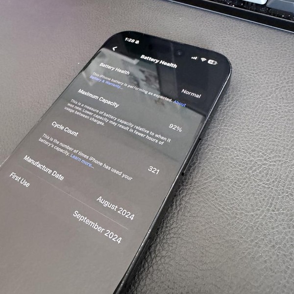 Apple iPhone 16 Pro - Unlocked, 128 GB, Black, A3083