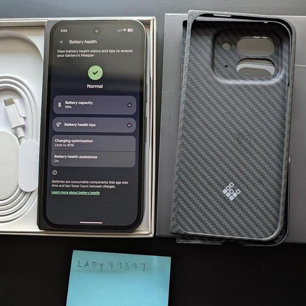 Google Pixel 9 Pro Fold - Unlocked, 256 GB, Obsidian, GGH2X