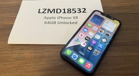 Fair
													Apple iPhone Xr - Unlocked, Black, 64 GB, A1984, photo 1 of 5