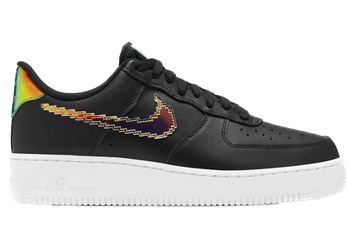 Nike Air Force 1 Low '07 LV8 Iridescent Pixel Swoosh Black for sale